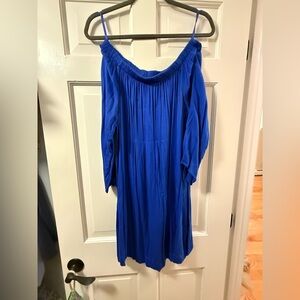 Michael Stars Blue Off-Shoulder Dress